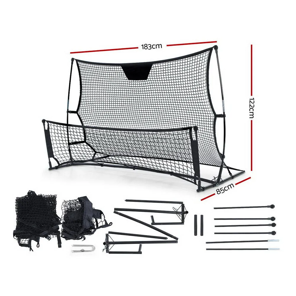 Portable 2-in-1 Soccer Rebounder Net, Durable Steel - Everfit