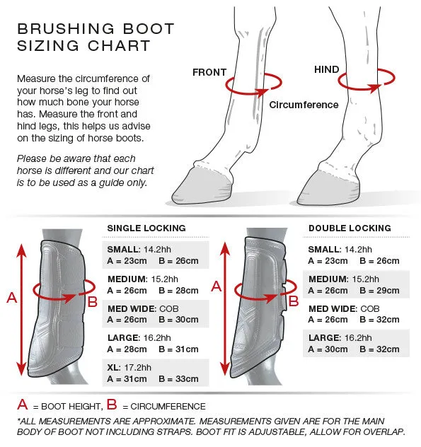 Premier Equine - Air Teque Brushing Boots - Single Locking