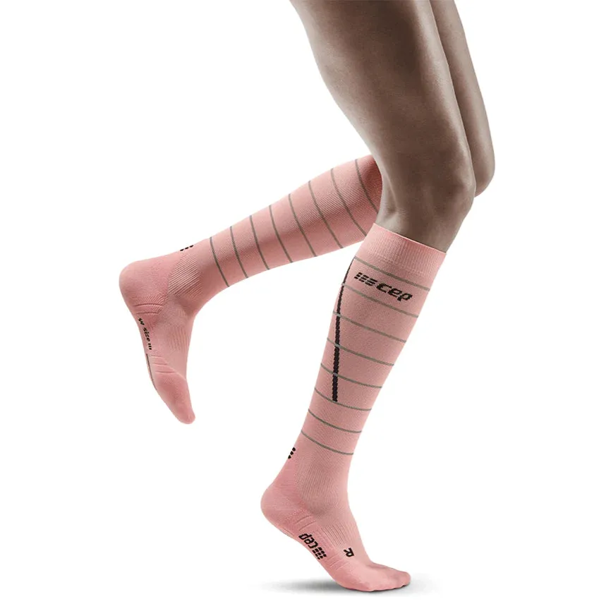 Reflective Tall Compression Socks, Women