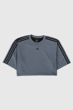 Rework Adidas Crop Athletic Tee - XL