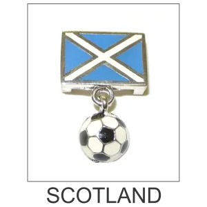 Scotland Soccer Ball Bracelet