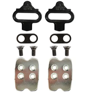 Shimano Pedal Cleat Set SPD MTB SM-SH51 Single Release with New Cleat Nut