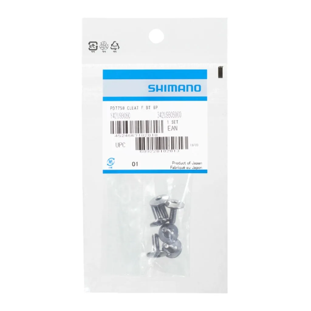 Shimano SPD-SL Cleat Bolts M5x13.5mm (Pack of 6)