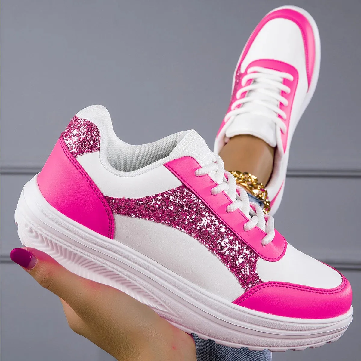 Shoes 2024 Women Running Spring Autumn Fashion White Breathable Embroidered Flower Lace-Up Casual Sneakers Zapatos De Mujer