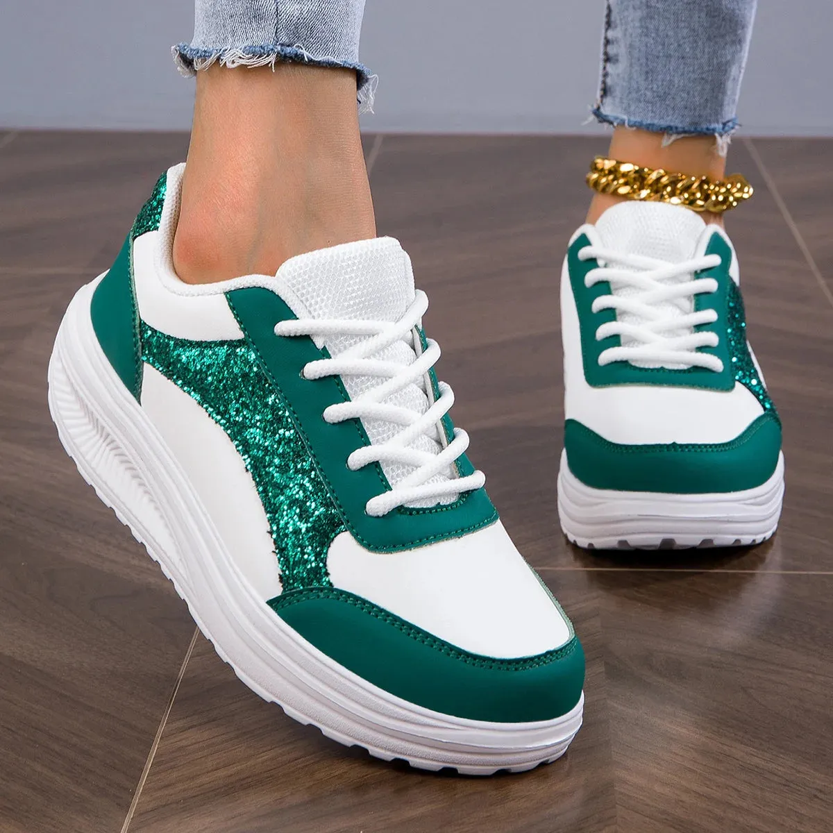 Shoes 2024 Women Running Spring Autumn Fashion White Breathable Embroidered Flower Lace-Up Casual Sneakers Zapatos De Mujer