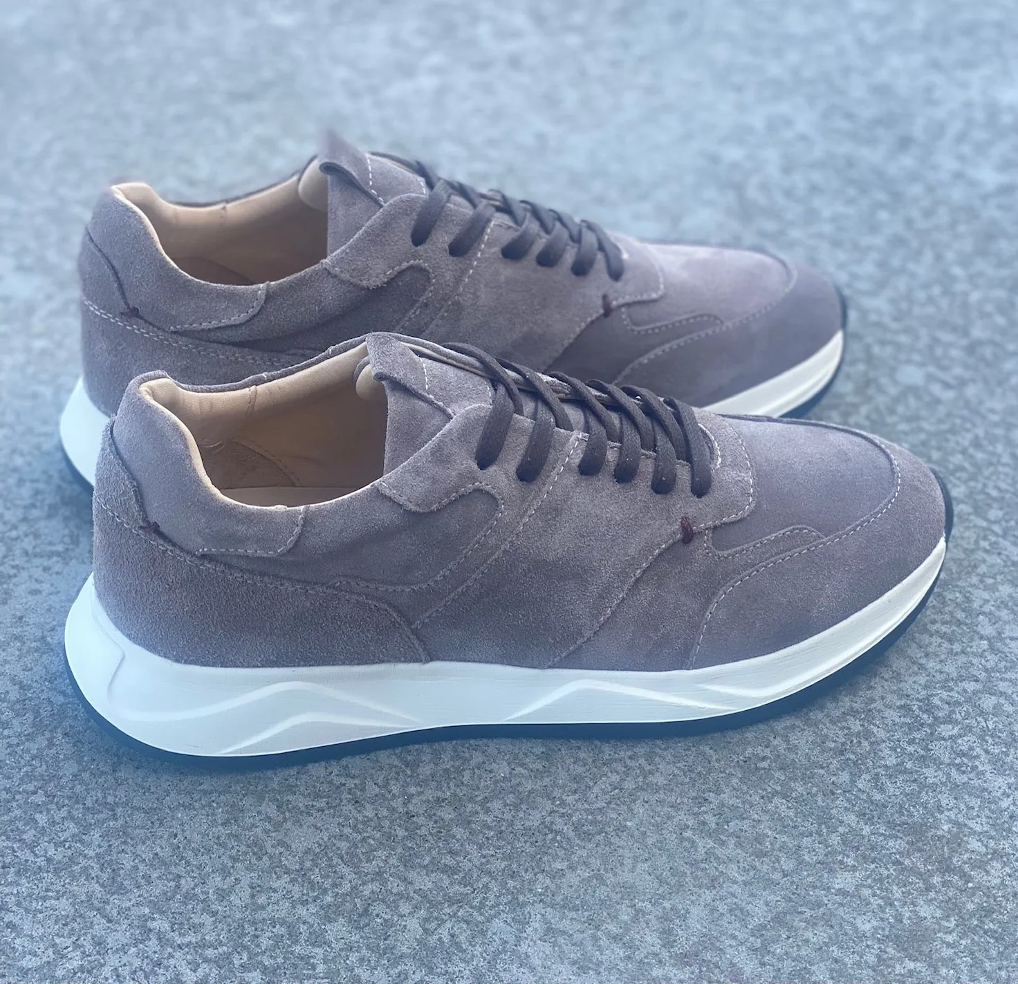 Simon suede taupe