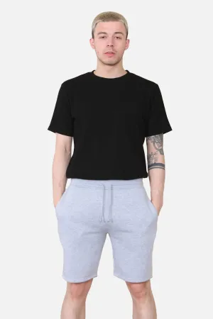 Slim Mid Length Jersey Short - Grey Marl