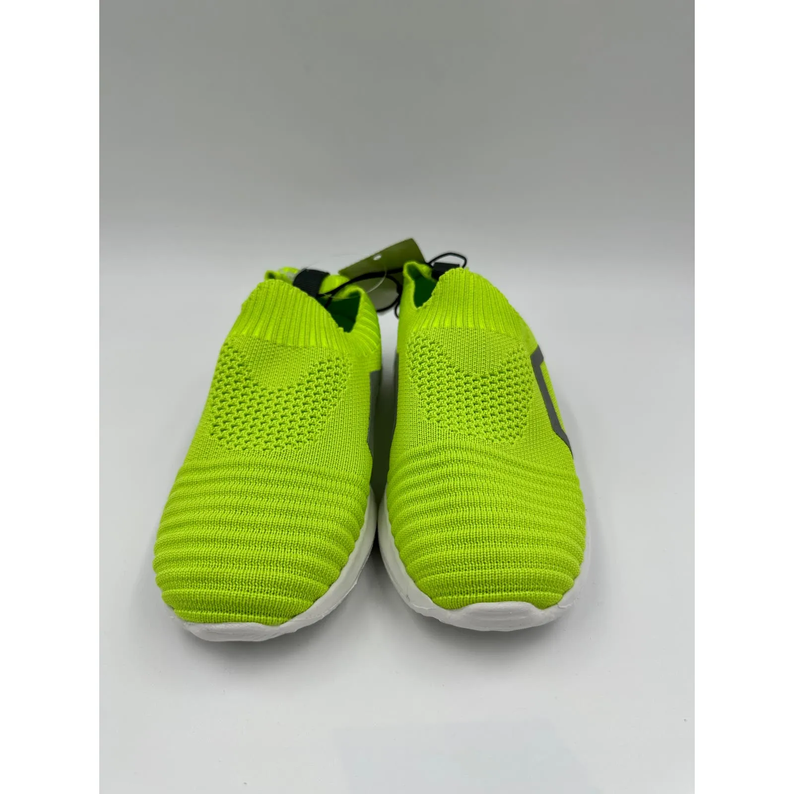 Small Kid Size 11, Neon Green Slip-on Sneaker-like Water Shoes