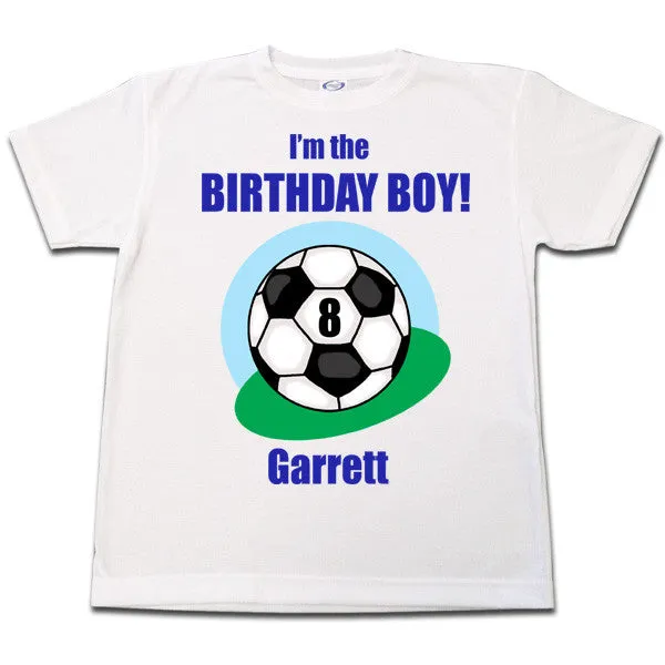 Soccer Ball Birthday T Shirt