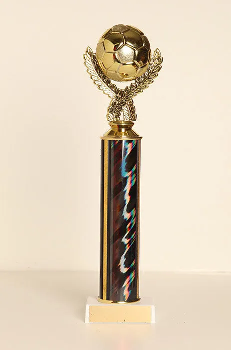 Soccer Ball Tube Trophy