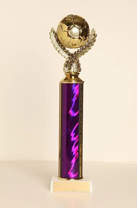 Soccer Ball Tube Trophy