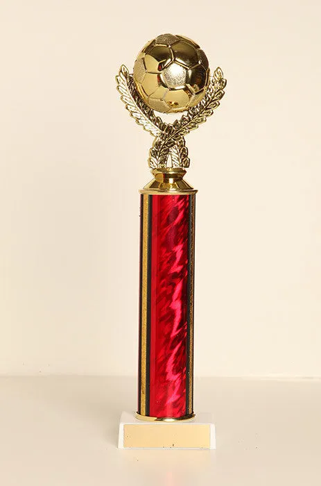 Soccer Ball Tube Trophy