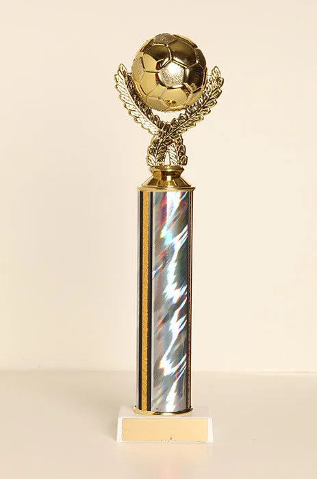 Soccer Ball Tube Trophy