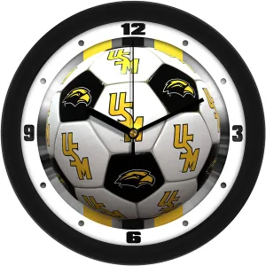 Southern Miss Wall Clock - Soccer