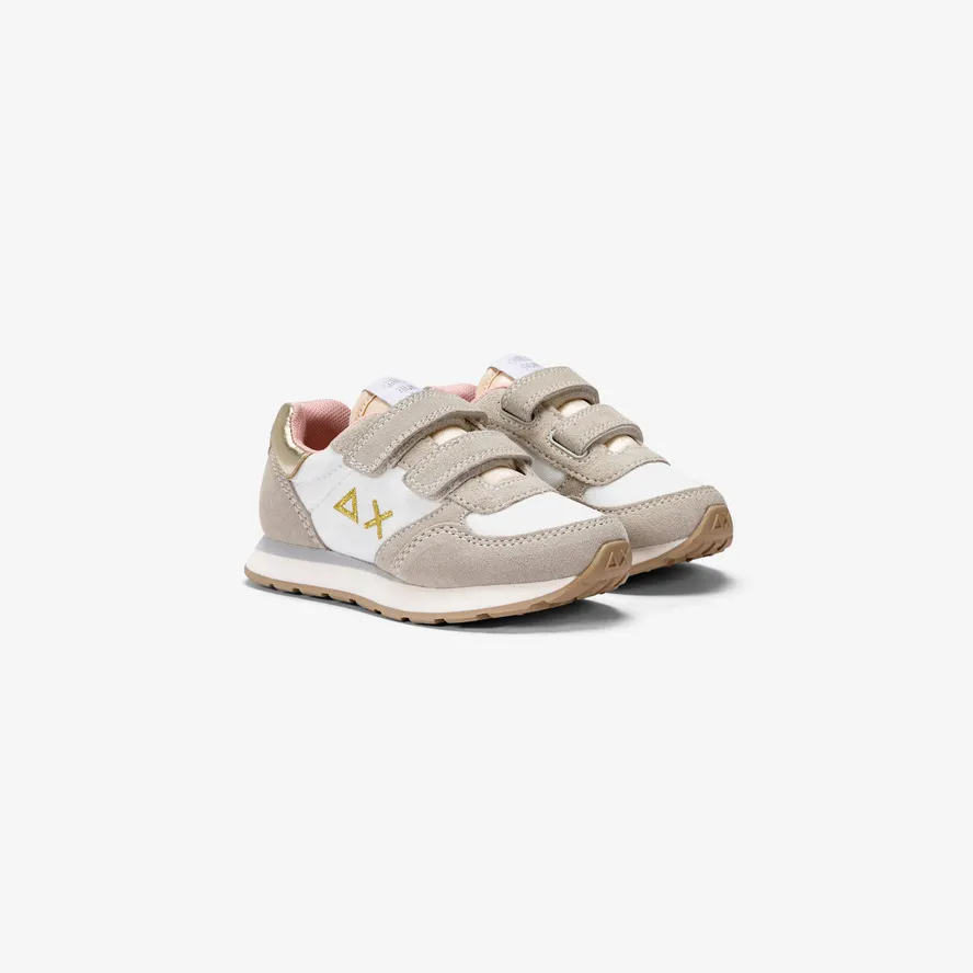 Sun68 sneakers da bambino Niki Solid baby Z33402B 0131 bianco-panna