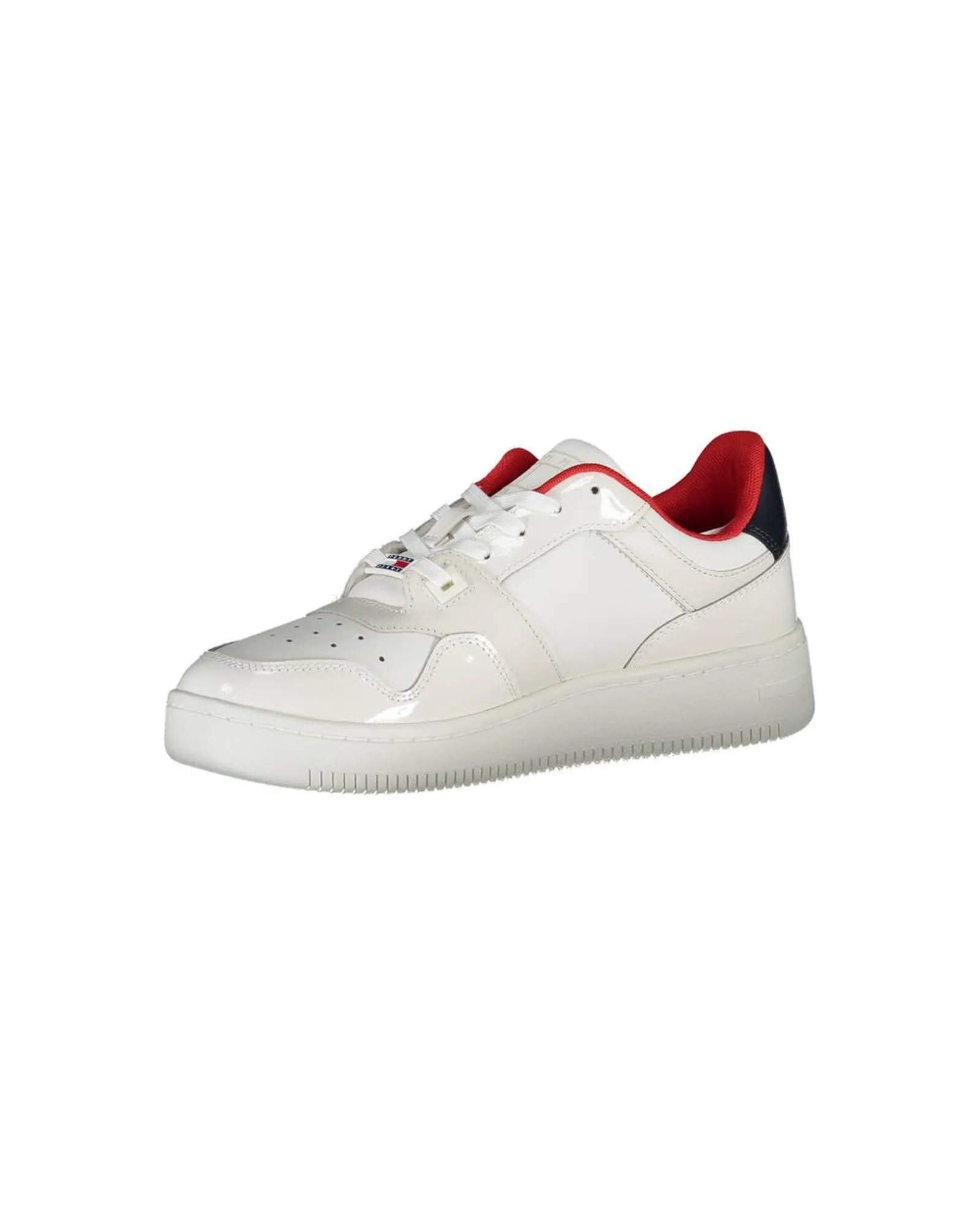 Tommy Hilfiger Women's White Polyester Sneaker - 37 EU