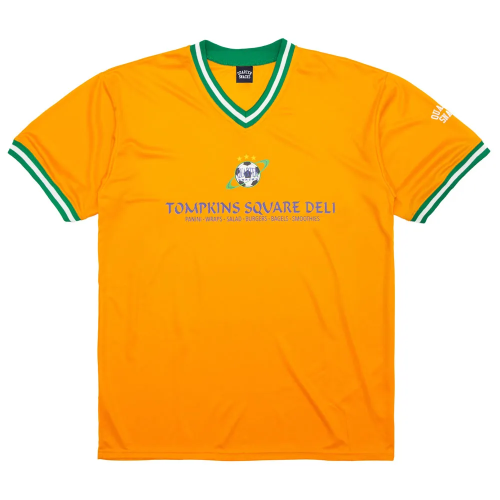 Tompkins Square Deli Squad Soccer Jersey Quartersnacks Yellow