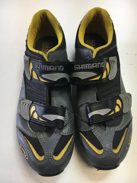 Used Shimano SR 7 MTB Biking Shoes w/ SPD cleats