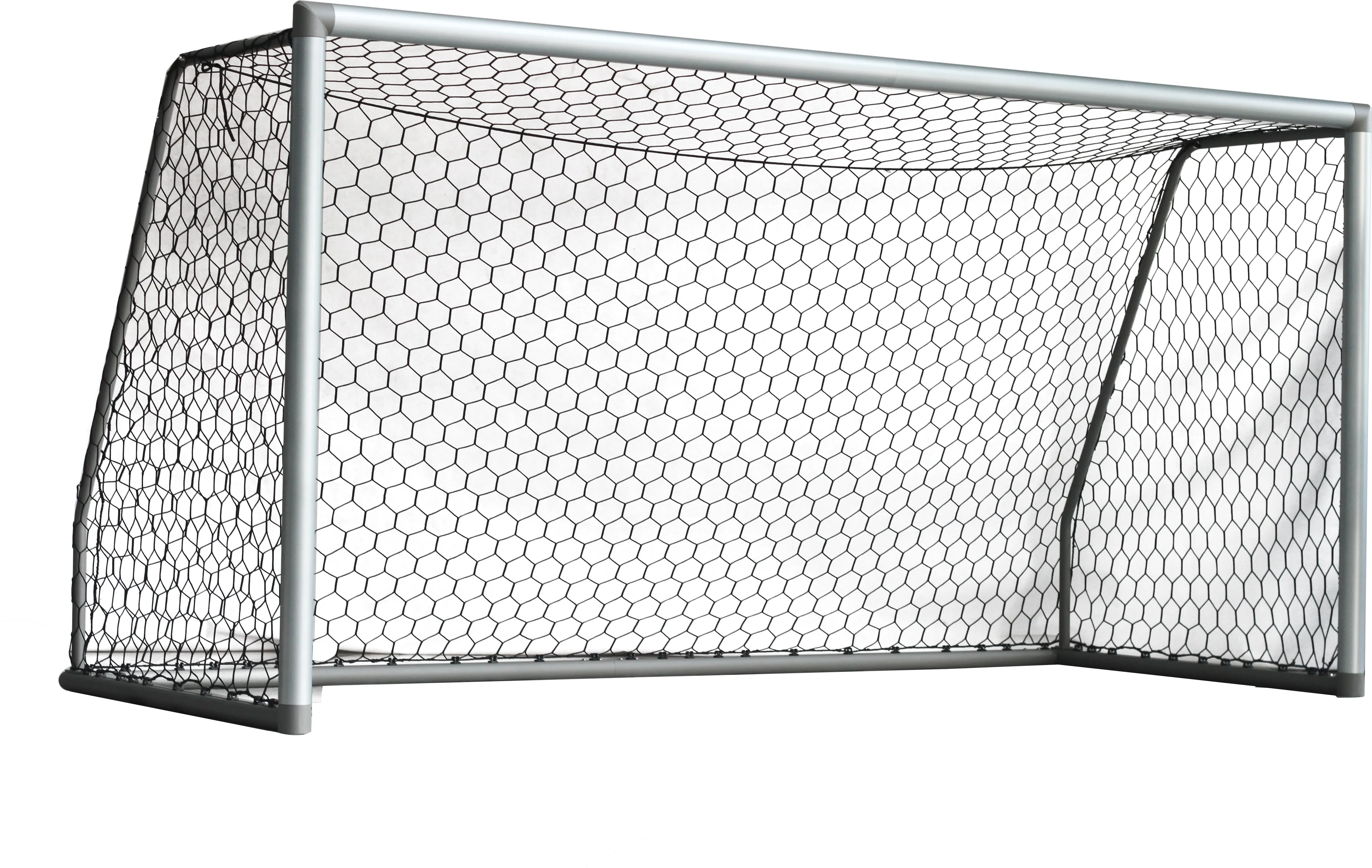 Vallerta 12 X 6 Ft. Heavy Duty Aluminum Soccer Goal with Premium Net, All Season, Rust Proof, Super Durable, Regulation Size.