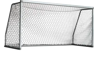 Vallerta 18 X 7 Ft. Heavy Duty Aluminum Soccer Goal with Premium Net, All Season, Rust Proof, Super Durable, Regulation Size.