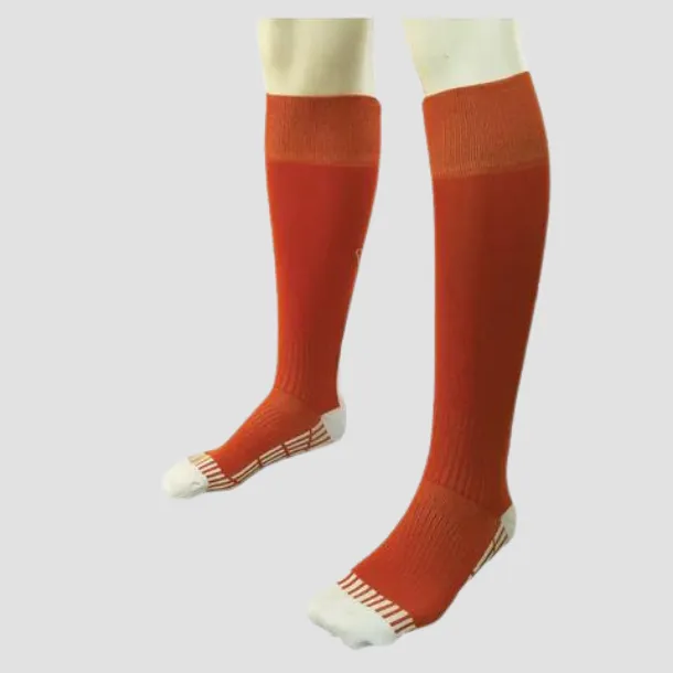 VIVA ORANGE/WHITE SOCCER/FOOTBALL SOCKS