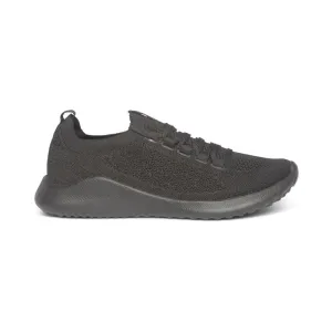 WOMEN'S AETREX CARLY SNEAKERS | BLACK / BLACK