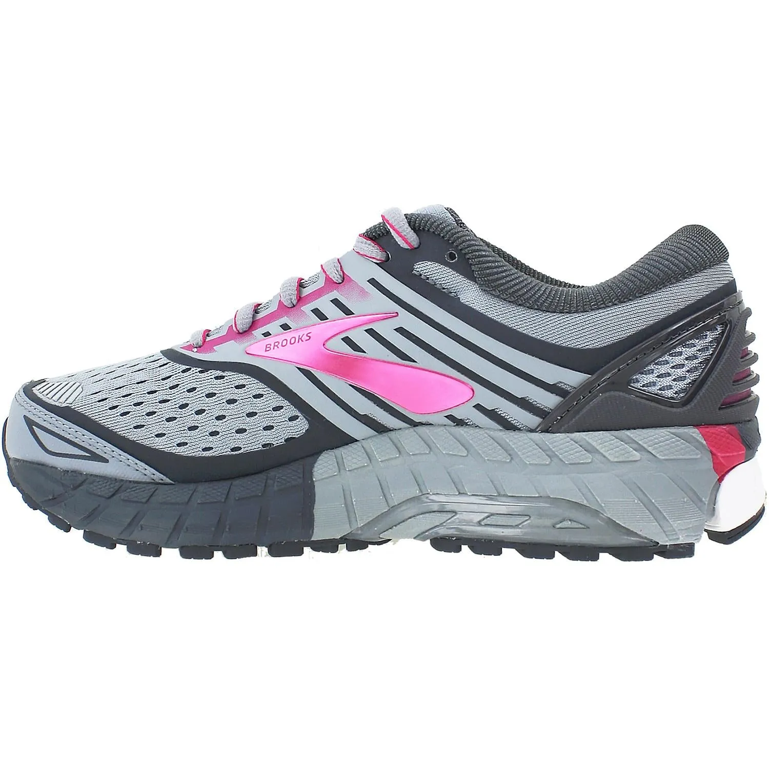 Women's Brooks Ariel 18 Grey/Pink Mesh