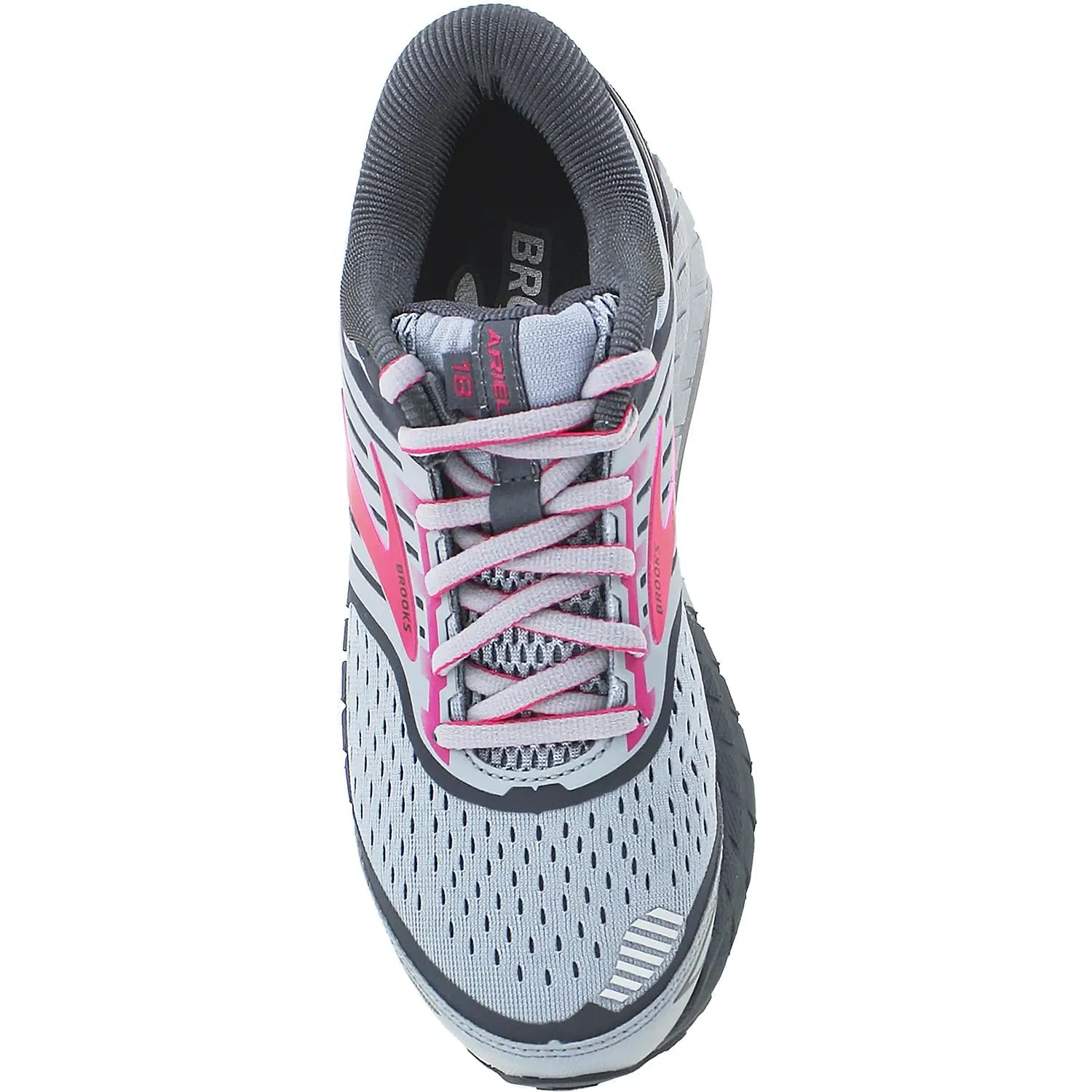 Women's Brooks Ariel 18 Grey/Pink Mesh