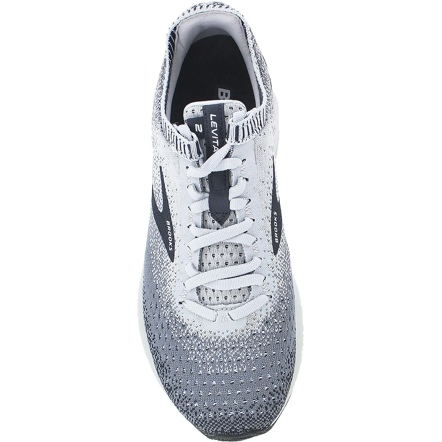 Women's Brooks Levitate 2 Grey/Ebony White Mesh