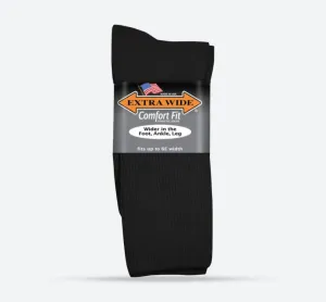 Womens Extra Wide 6000W Comfort Fit Calf Socks