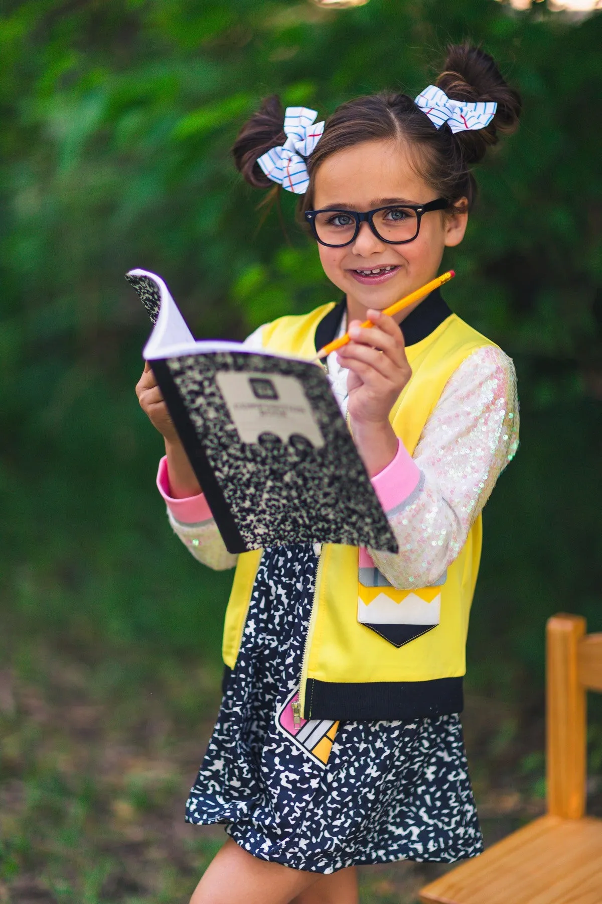 Yellow Pencil Sequin Jacket